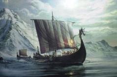 Викинги подняли корабли в горы
